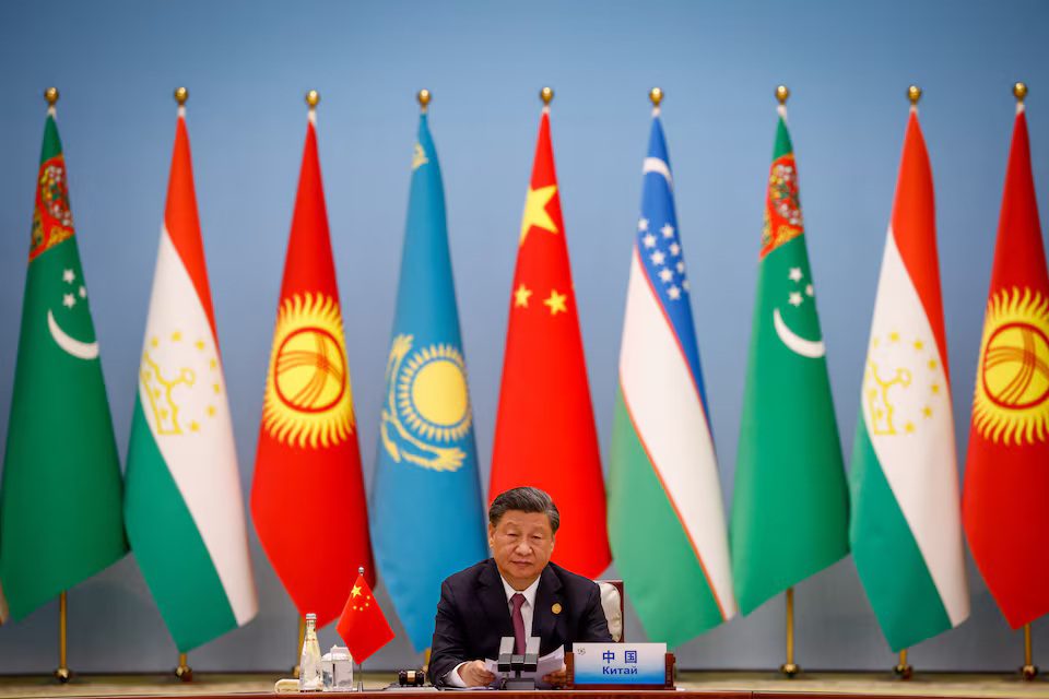 kina centralna azija